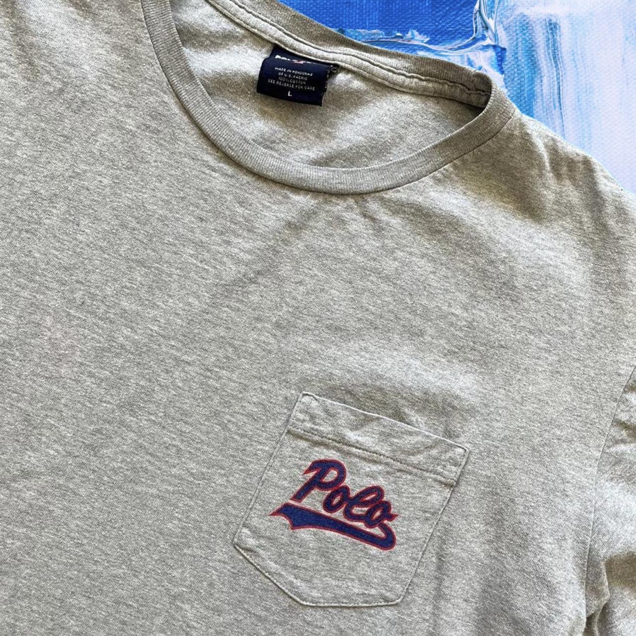 ◼️ Vintage Polo Sport Ralph Lauren Script Pocket T Shirt
