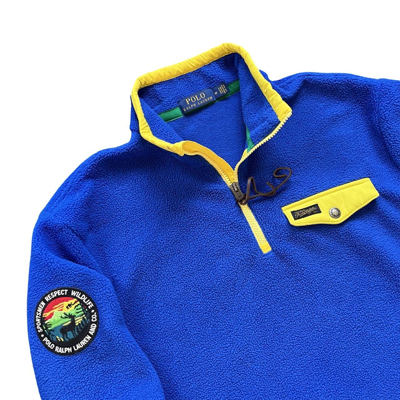 ◼️ Polo Ralph Lauren Quarter Zip Respect Wildlife Sportsman Fleece