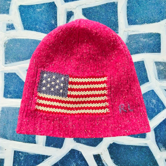 ◼️ Polo Ralph Lauren Flag Hat Beanie