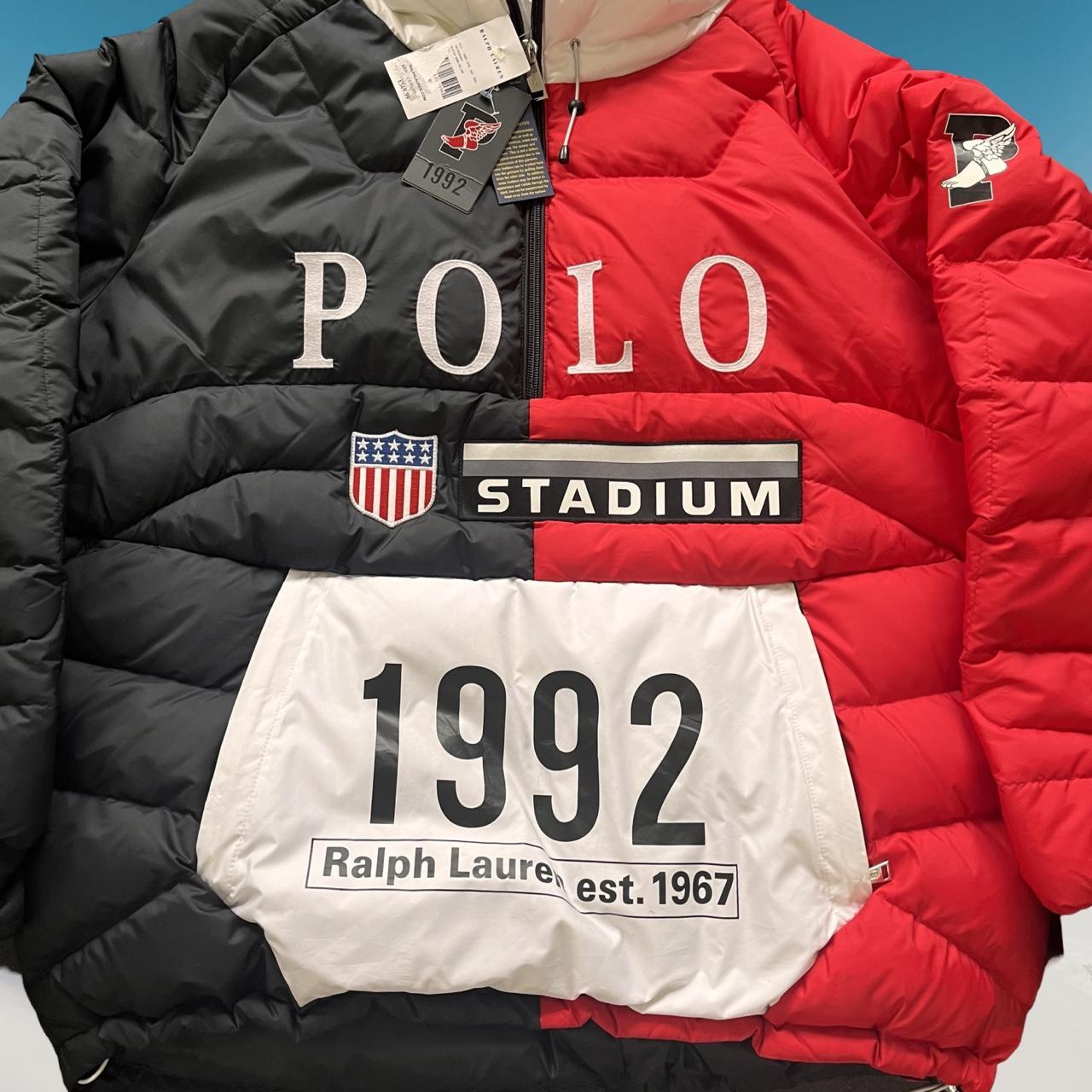 ◼️ NWT Polo Ralph Lauren 1992 P Wing Stadium Puffer Jacket