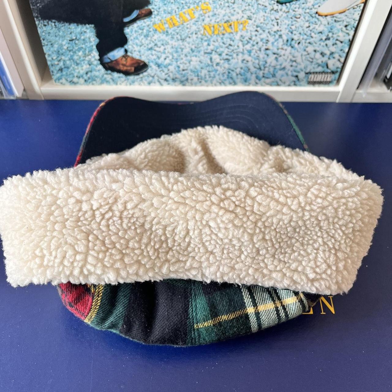 ◼️ Rare Polo Ralph Lauren X Palace Skateboards Tartan Ear Flaps Cap