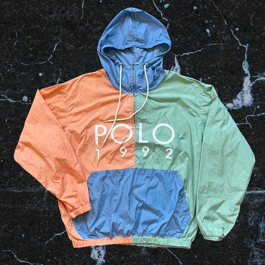 ◼️ Polo Ralph Lauren 1992 Popover Windbreaker Jacket