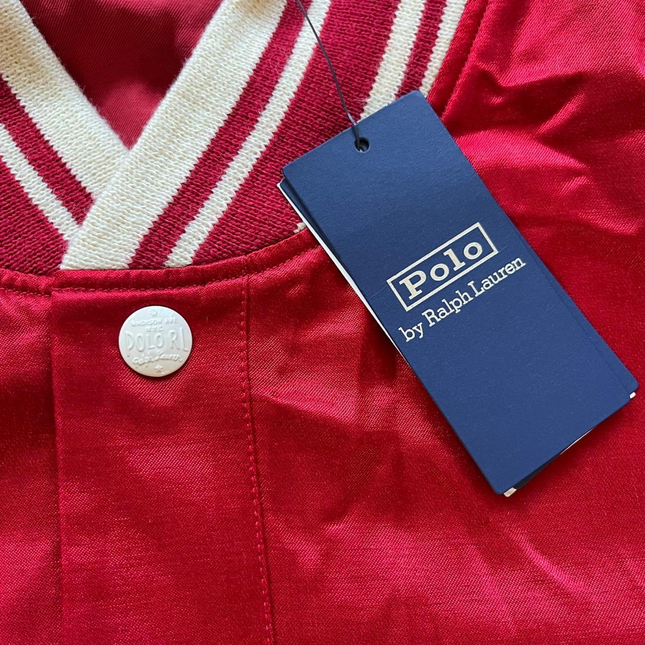 ◼️ NWT Polo Ralph Lauren Polo Ball Satin Bomber Jacket