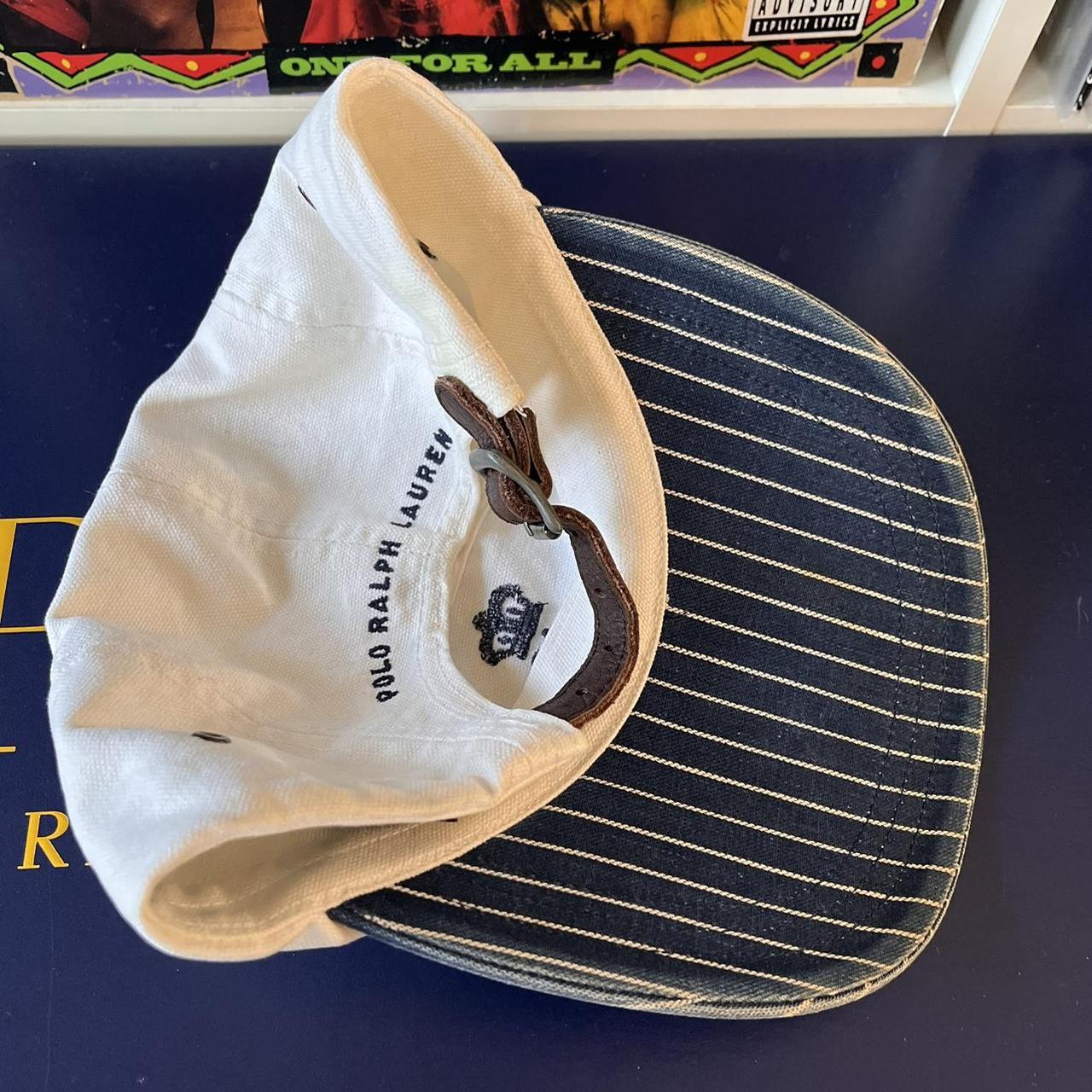 ◼️Vintage Polo Ralph Lauren Anchor Long Peak Strap Back Cap