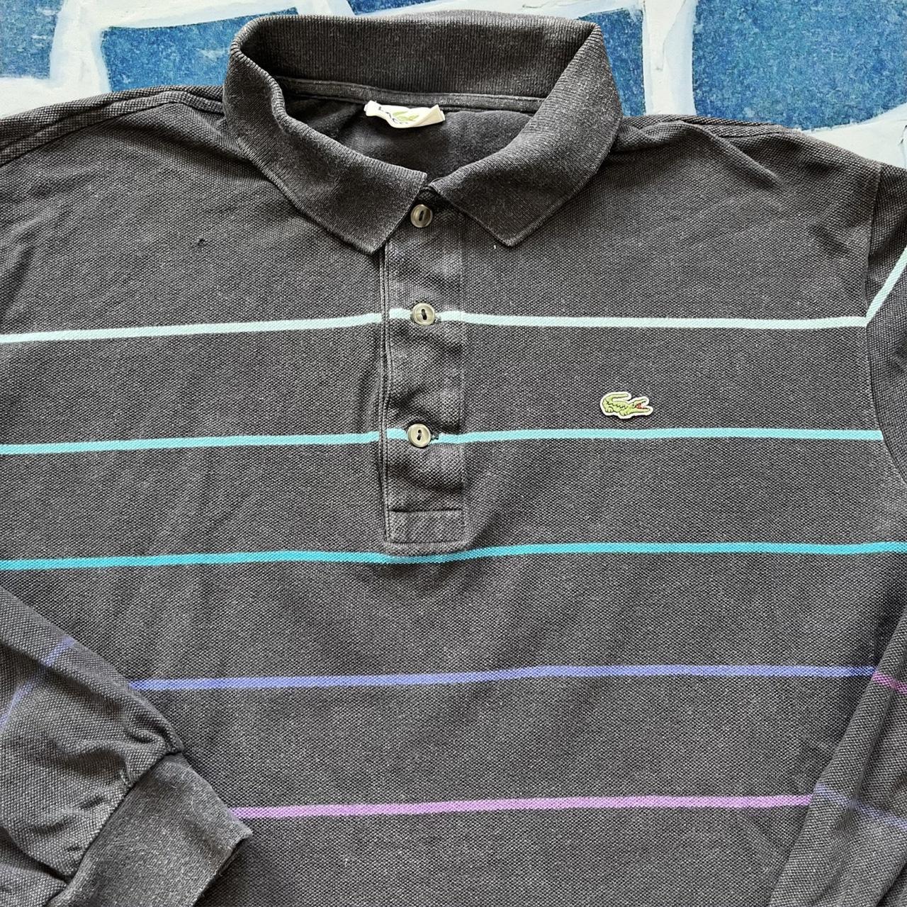 ◼️ Vintage Lacoste Polo Stripey Shirt