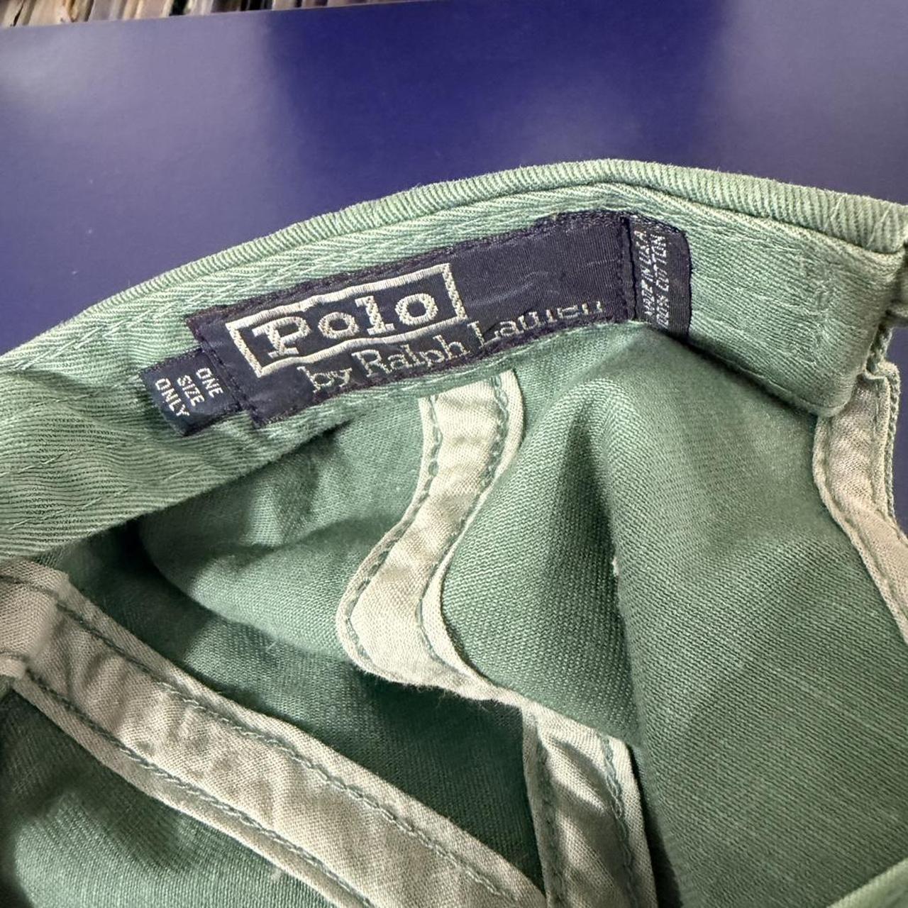 ◼️ Vintage Polo Chino Ralph Lauren Spellout Strapback Cap
