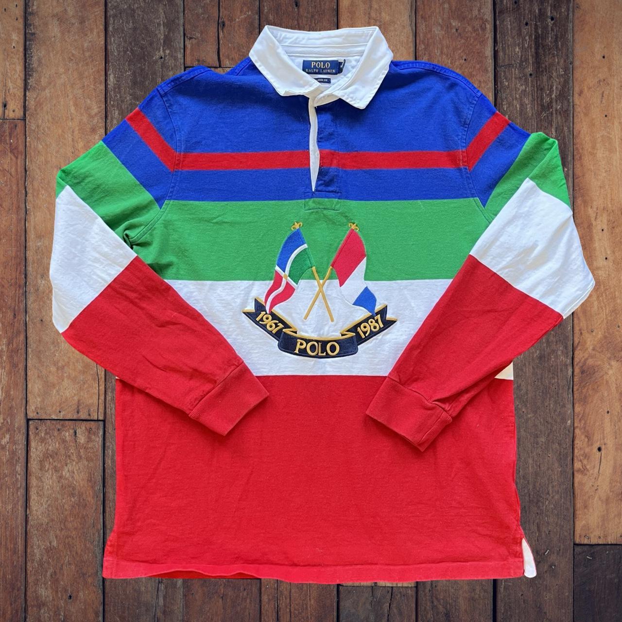 ◼️ Polo Sport Cross Flags Ralph Lauren Polo Shirt