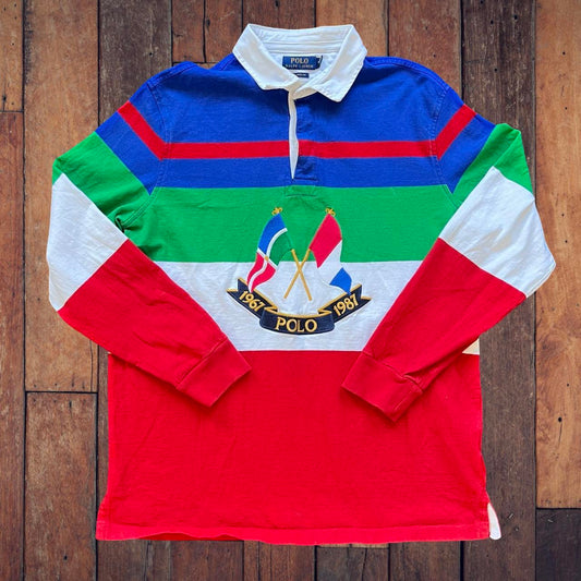 ◼️ Polo Sport Cross Flags Ralph Lauren Polo Shirt