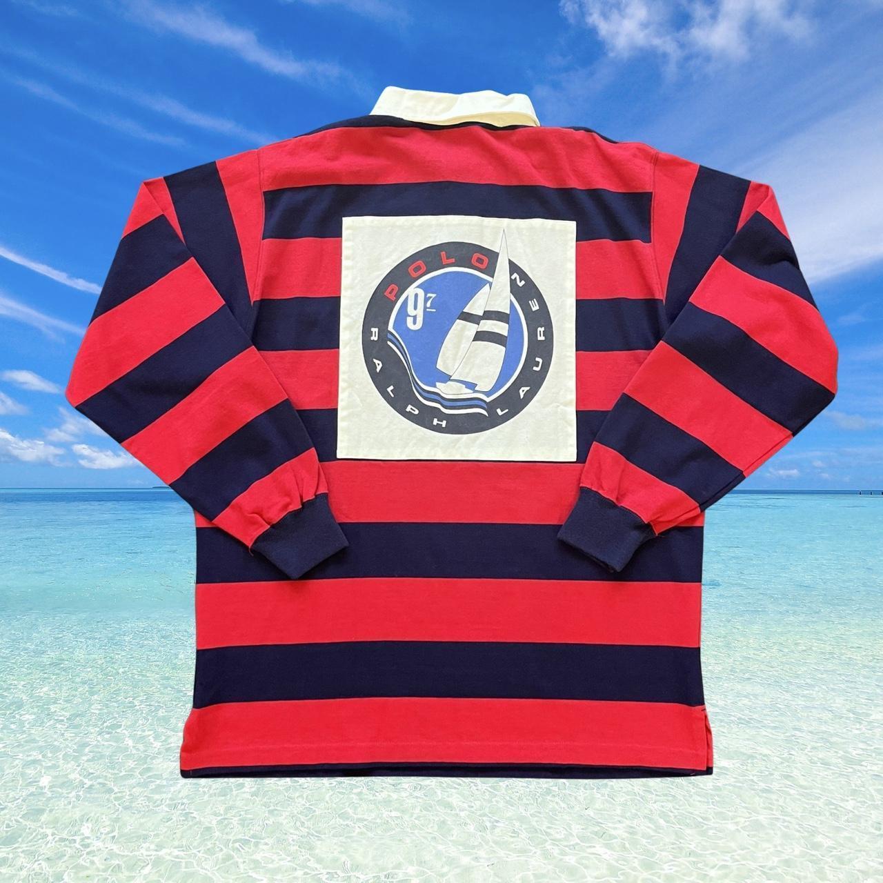 ◼️ Vintage Polo Ralph Lauren Rare 97 Sailing Polo Shirt