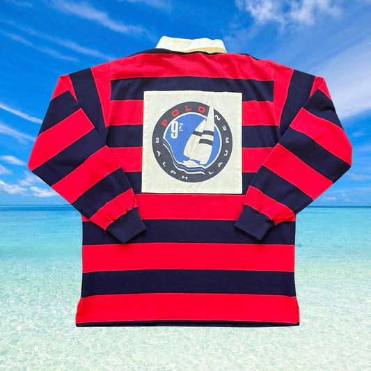 ◼️ Vintage Polo Ralph Lauren Rare 97 Sailing Polo Shirt