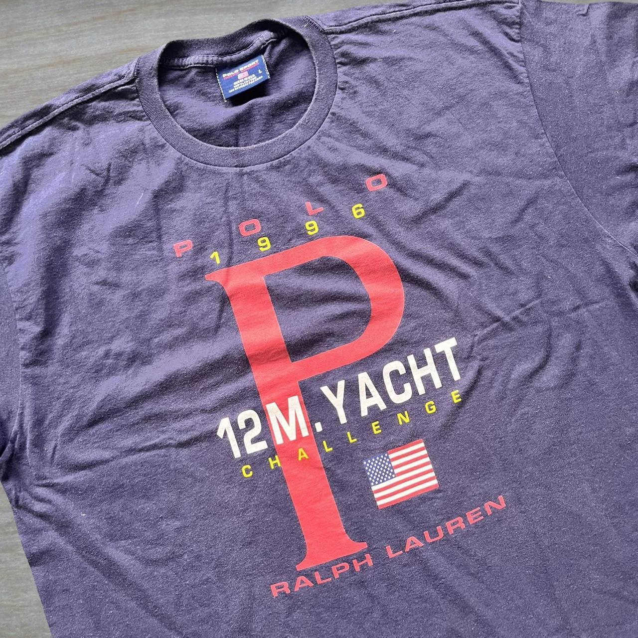 ◼️ Vintage Polo Sport Ralph Lauren 12M Yacht Challenge T Shirt