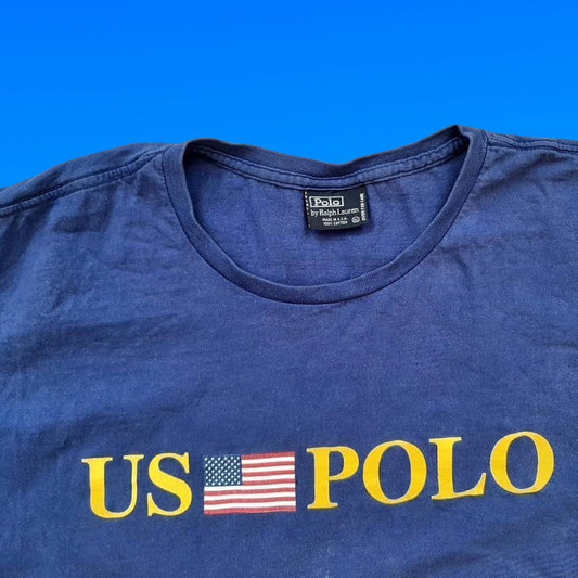 ◼️ Vintage OG Polo Ralph Lauren Spellout T Shirt
