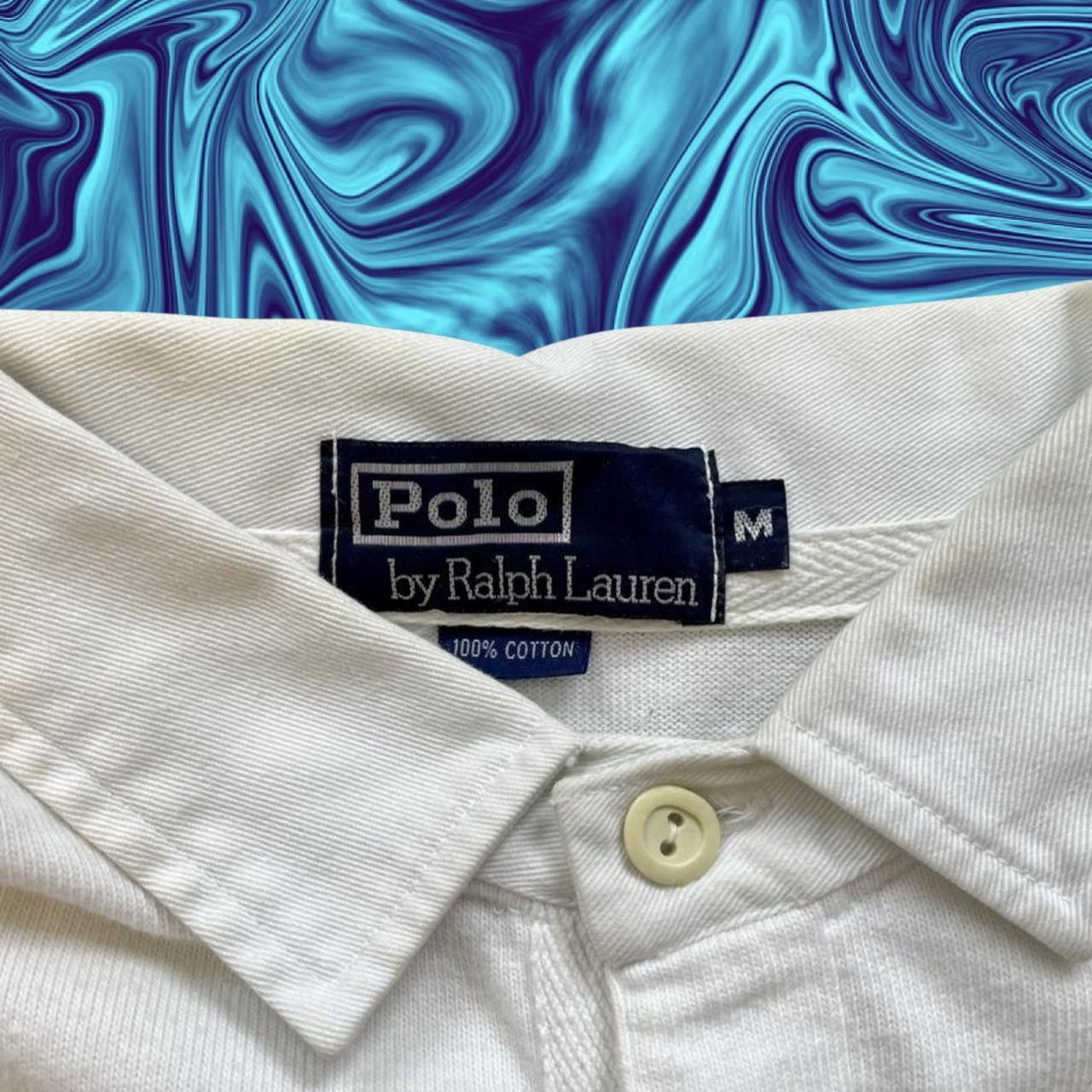 ◼️ Vintage OG Rare Polo Sport Ralph Lauren Spring 91 Spellout Polo Shirt