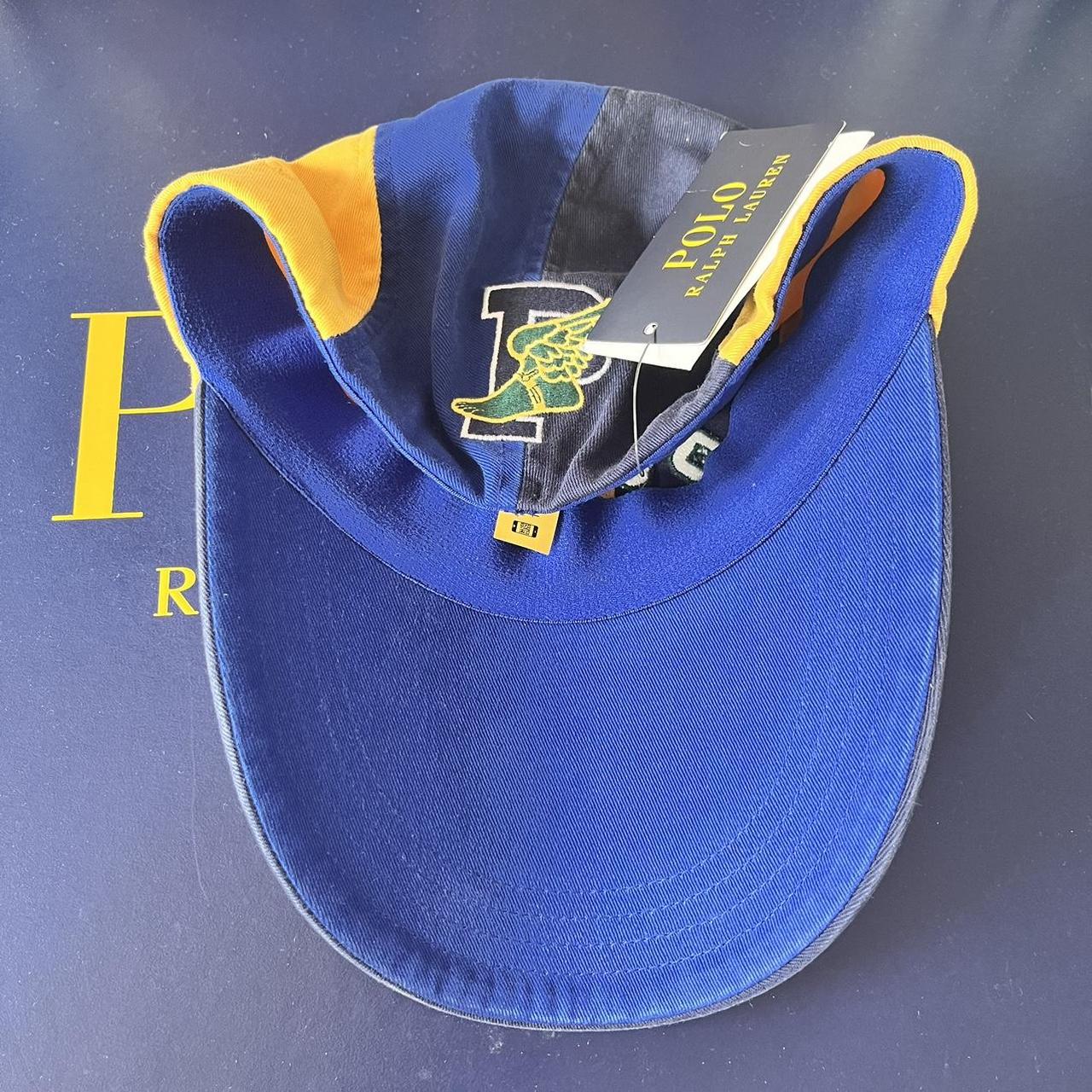 ◼️ NWT Polo Ralph Lauren P-Wing Spellout Stretchy Fitted Cap
