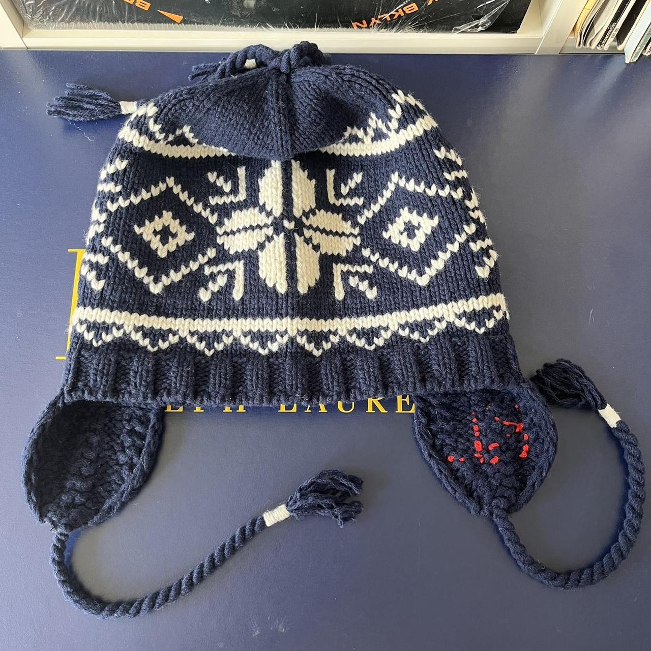 ◼️ Vintage Polo Ralph Lauren RL Hat Ear Flap Beanie