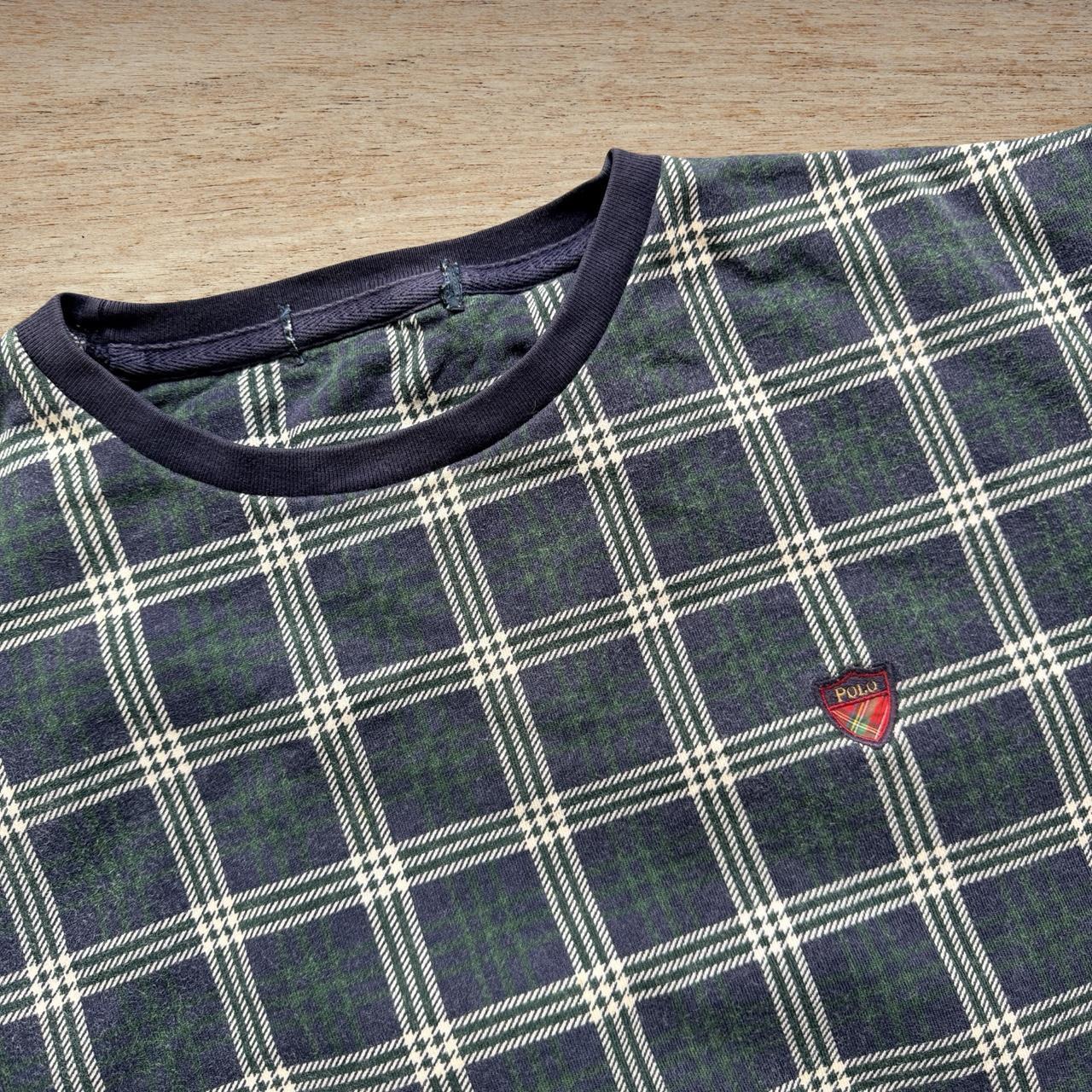 ◼️ Vintage Polo Golf Ralph Lauren Little Logo Tartan Sweatshirt