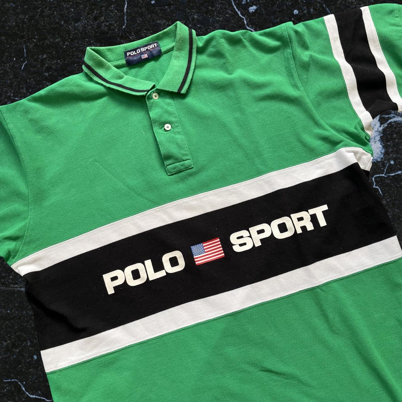 ◼️ Vintage Polo Sport Ralph Lauren Spellout Polo Shirt