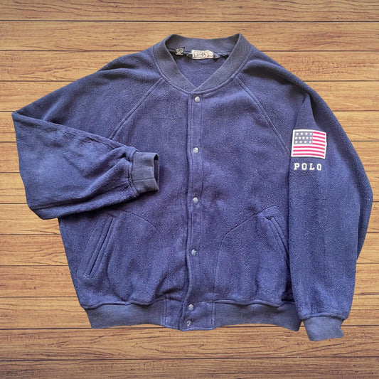 ◼️ Vintage Polo Ralph Lauren USA College Jacket