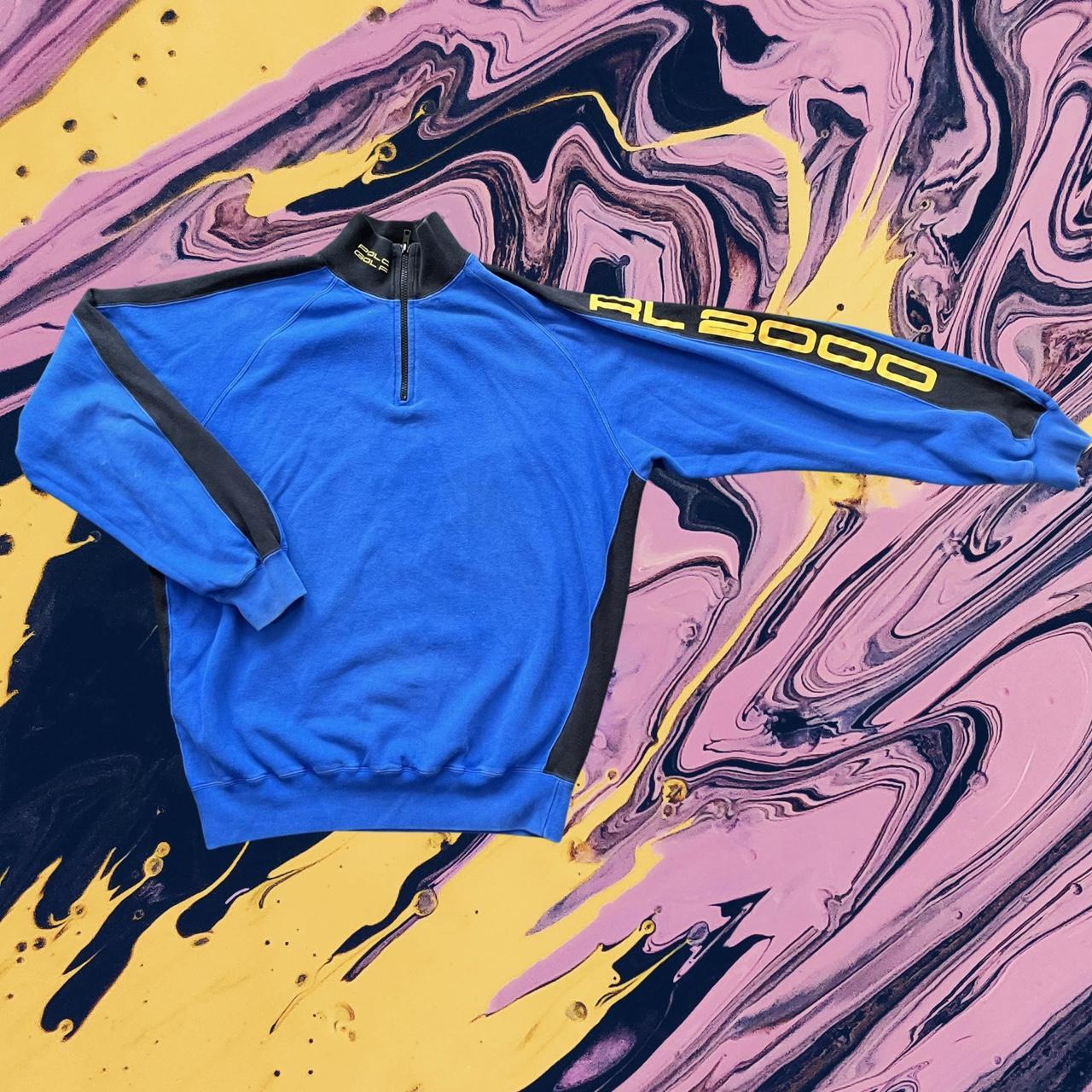 ◼️ Vintage OG Polo RL 2000 Ralph Lauren Quarter Zip Sweatshirt