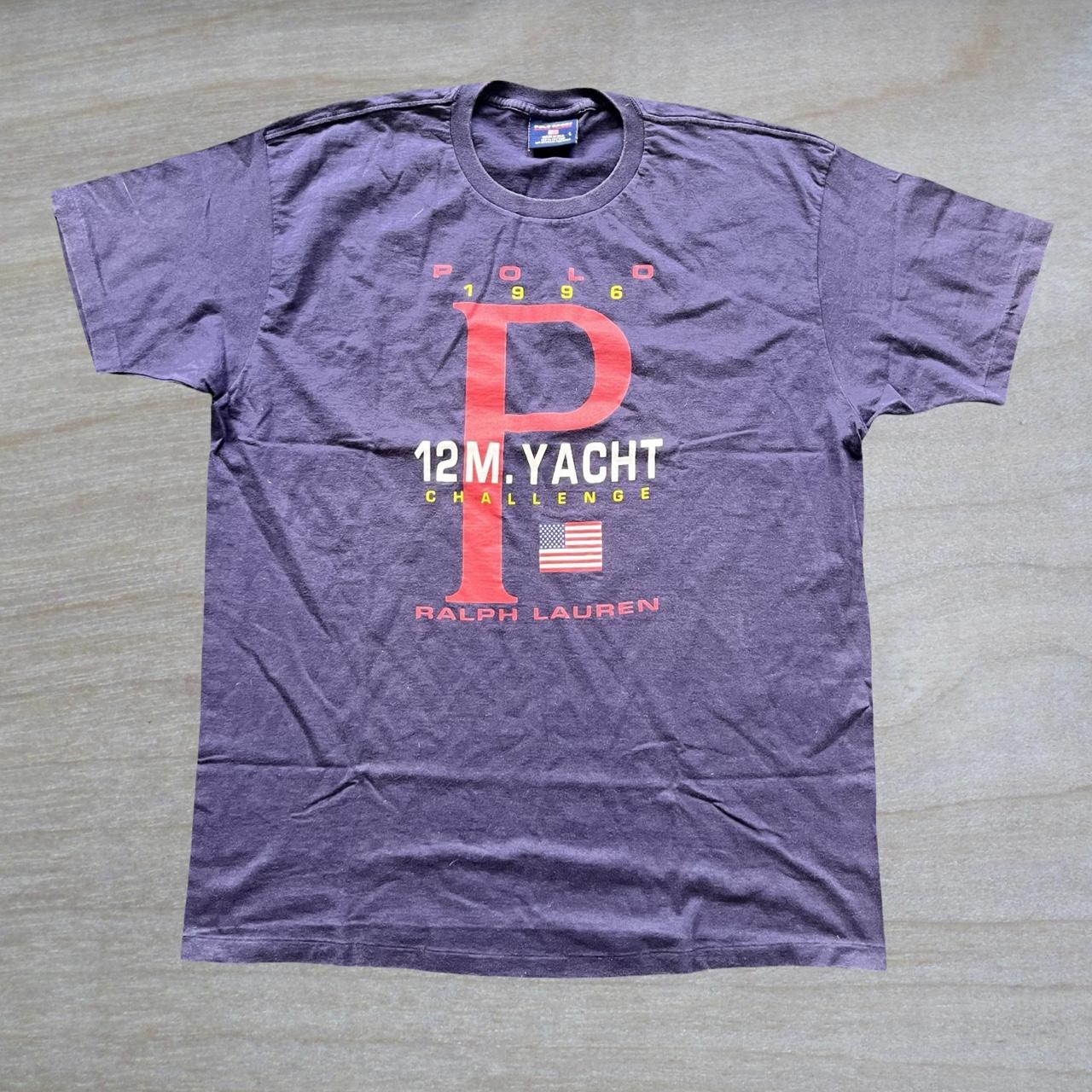 ◼️ Vintage Polo Sport Ralph Lauren 12M Yacht Challenge T Shirt