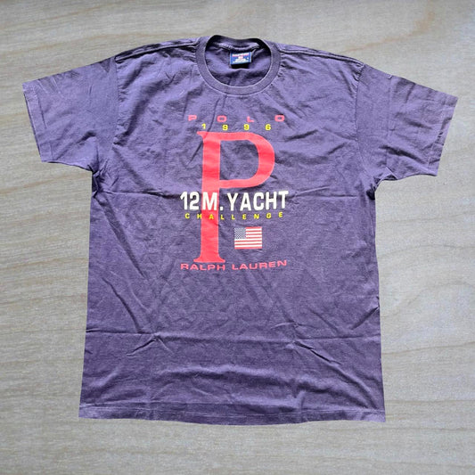 ◼️ Vintage Polo Sport Ralph Lauren 12M Yacht Challenge T Shirt