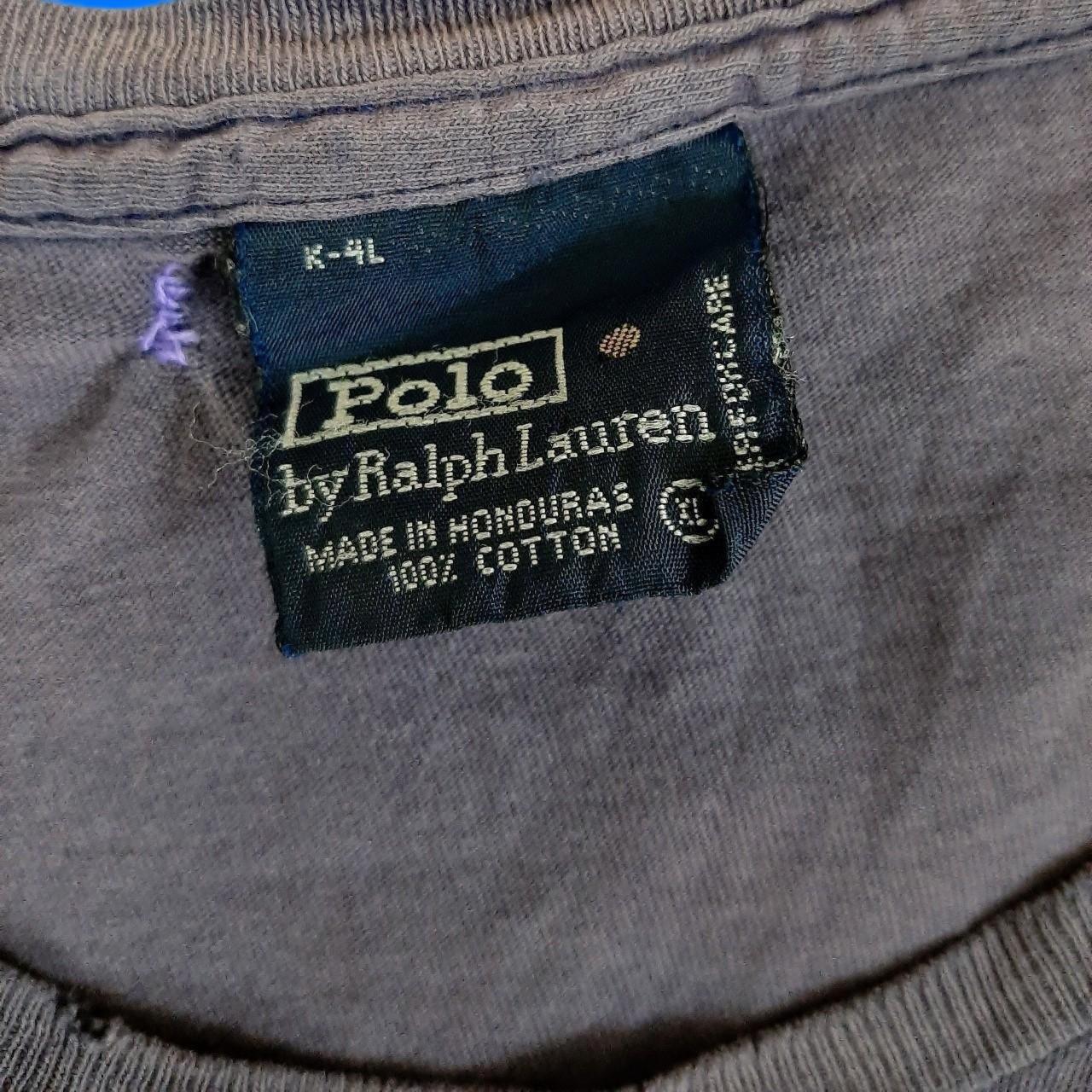 ◼️ OG Vintage Polo Ralph Lauren Polo T Shirt Sailing 12M Yacht Fading throughout