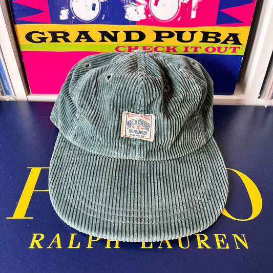 ◼️ Vintage OG Polo Ralph Lauren Corduroy Cords Fitted Cap