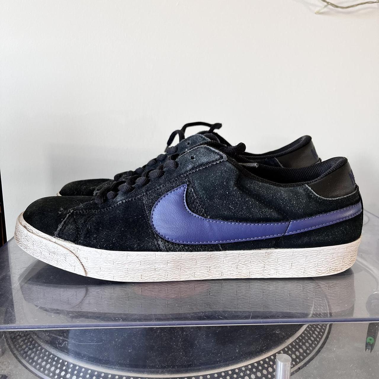 ◼️ Vintage Nike SB Blazer Low - Black/Blue Recall - August 2011 UK 11