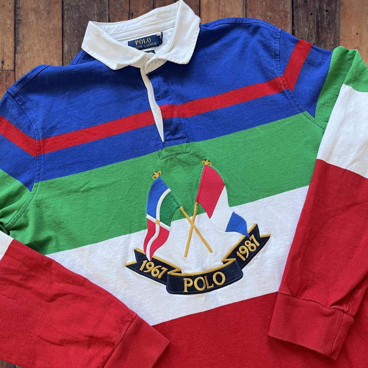 ◼️ Polo Sport Cross Flags Ralph Lauren Polo Shirt