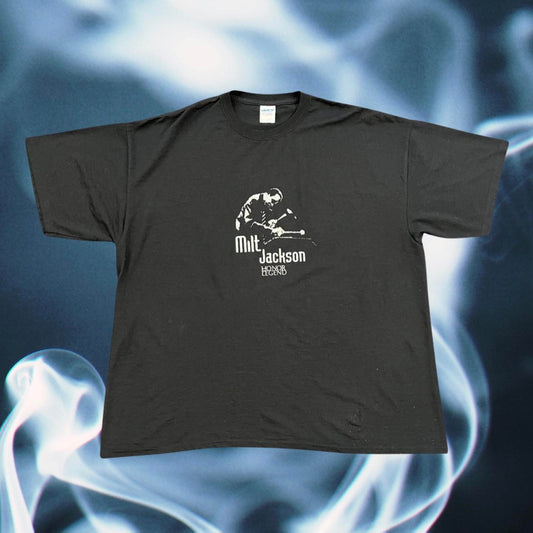 ◼️ Vintage Milt Jackson T Shirt Music Band Black Jazz Tee