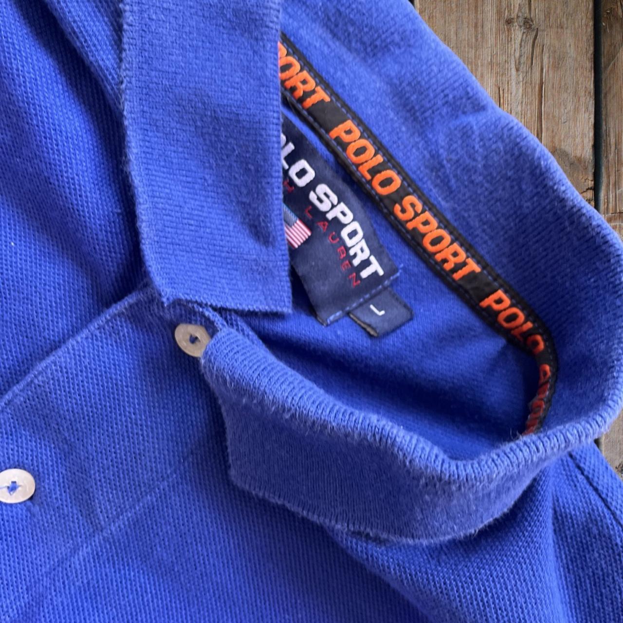 ◼️ Vintage Ralph Lauren Polo Sport Pepsi Long Sleeve Polo Shirt