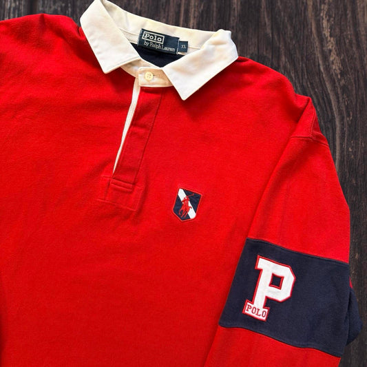 ◼️ Vintage Polo Ralph Lauren Spellout P Polo Shirt