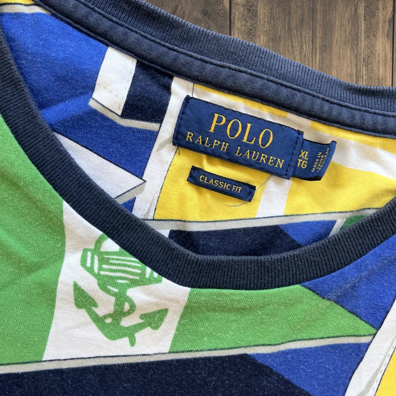 ◼️ Polo Ralph Lauren RLYC Regatta Flag All Over Print T Shirt
