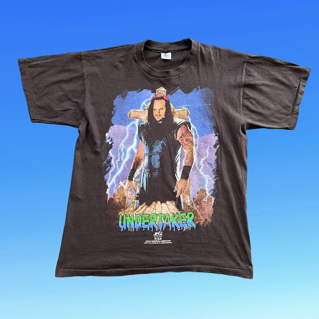 ◼️ Vintage Rare 1997 WWF Undertaker T Shirt