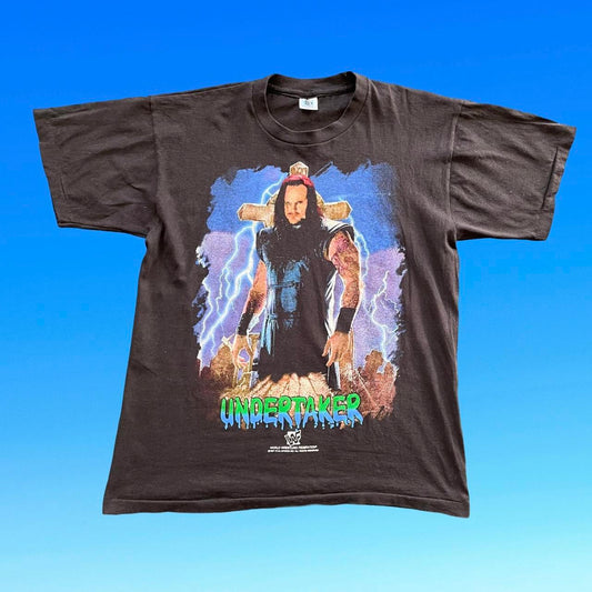 ◼️ Vintage Rare 1997 WWF Undertaker T Shirt