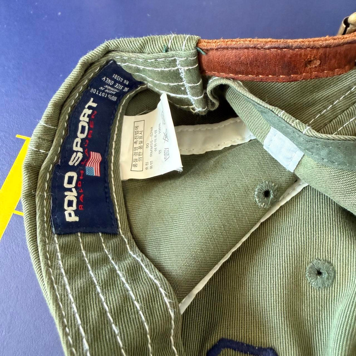 ◼️ Vintage Polo Ralph Lauren Spellout Strap Back Cap