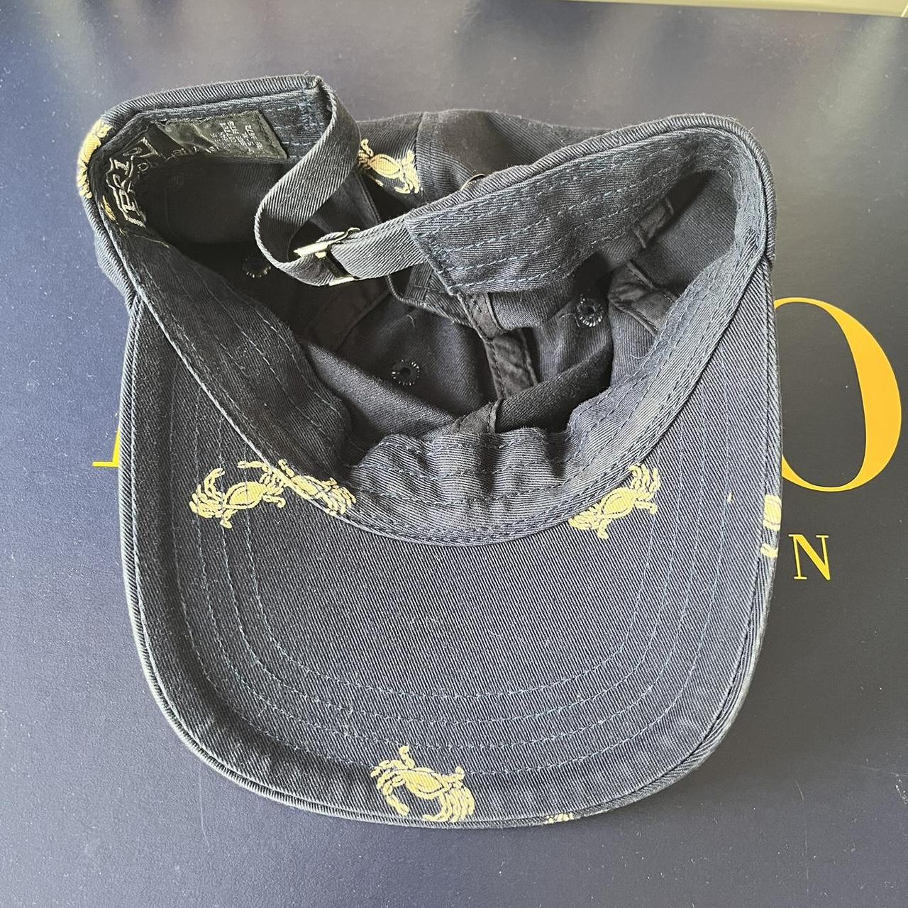 ◼️ Polo Ralph Lauren Crab All Over Print Strapback Cap