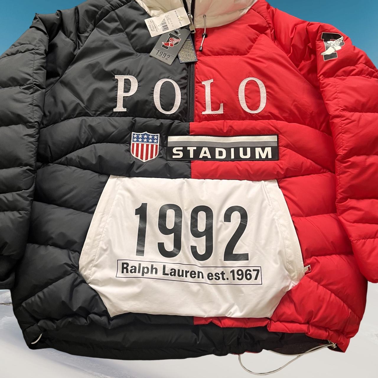 ◼️ NWT Polo Ralph Lauren 1992 P Wing Stadium Puffer Jacket