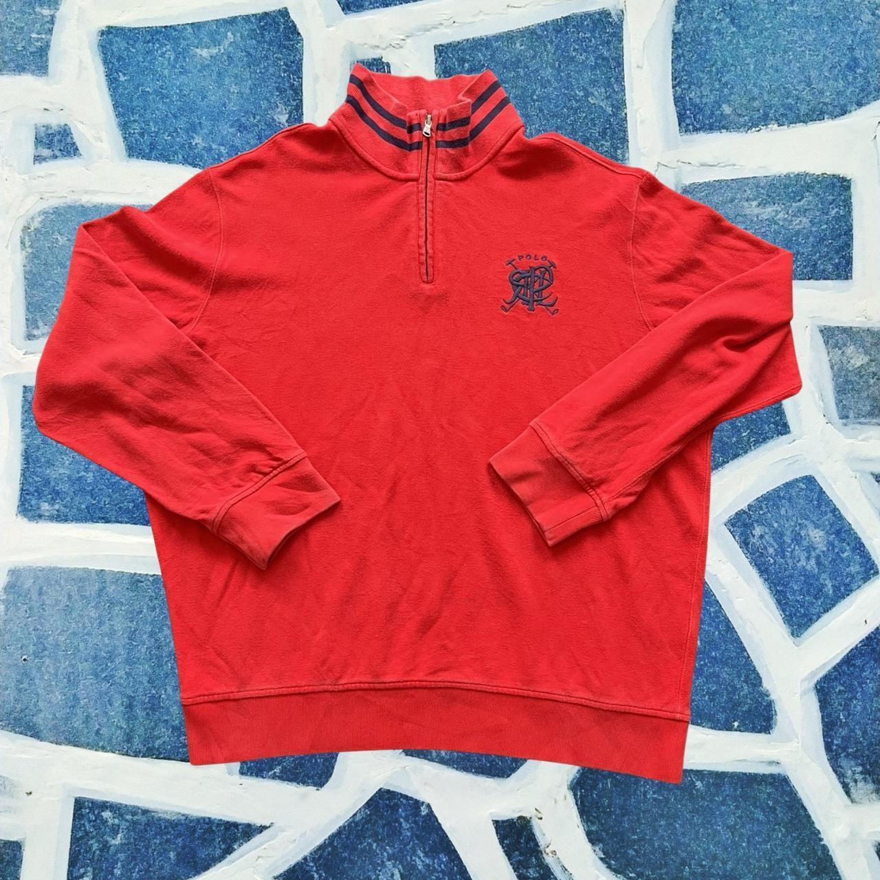 ◼️ Polo Ralph Lauren Scribble Quarter Zip Sweater Sweatshirt