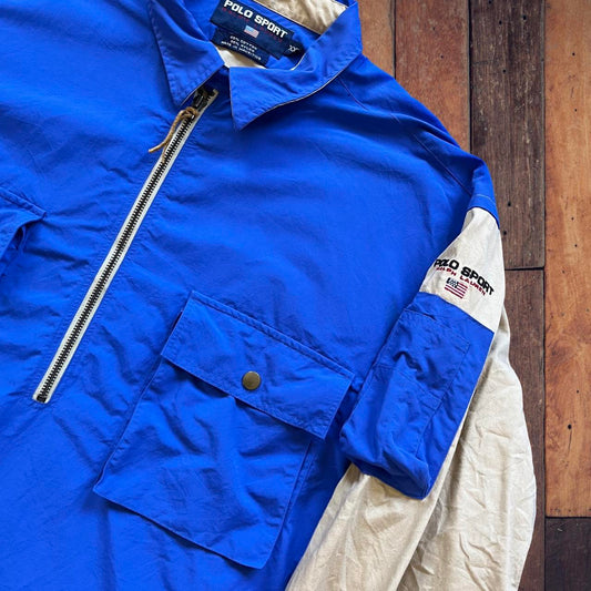 ◼️ Vintage Polo Sport Ralph Lauren Quarter Zip Utility Shirt