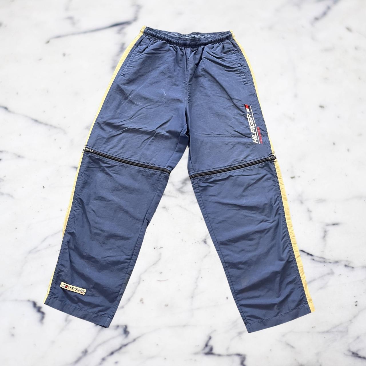 ◼️ Vintage Tommy Hilfiger Tracksuit Bottoms Zip Off Legs