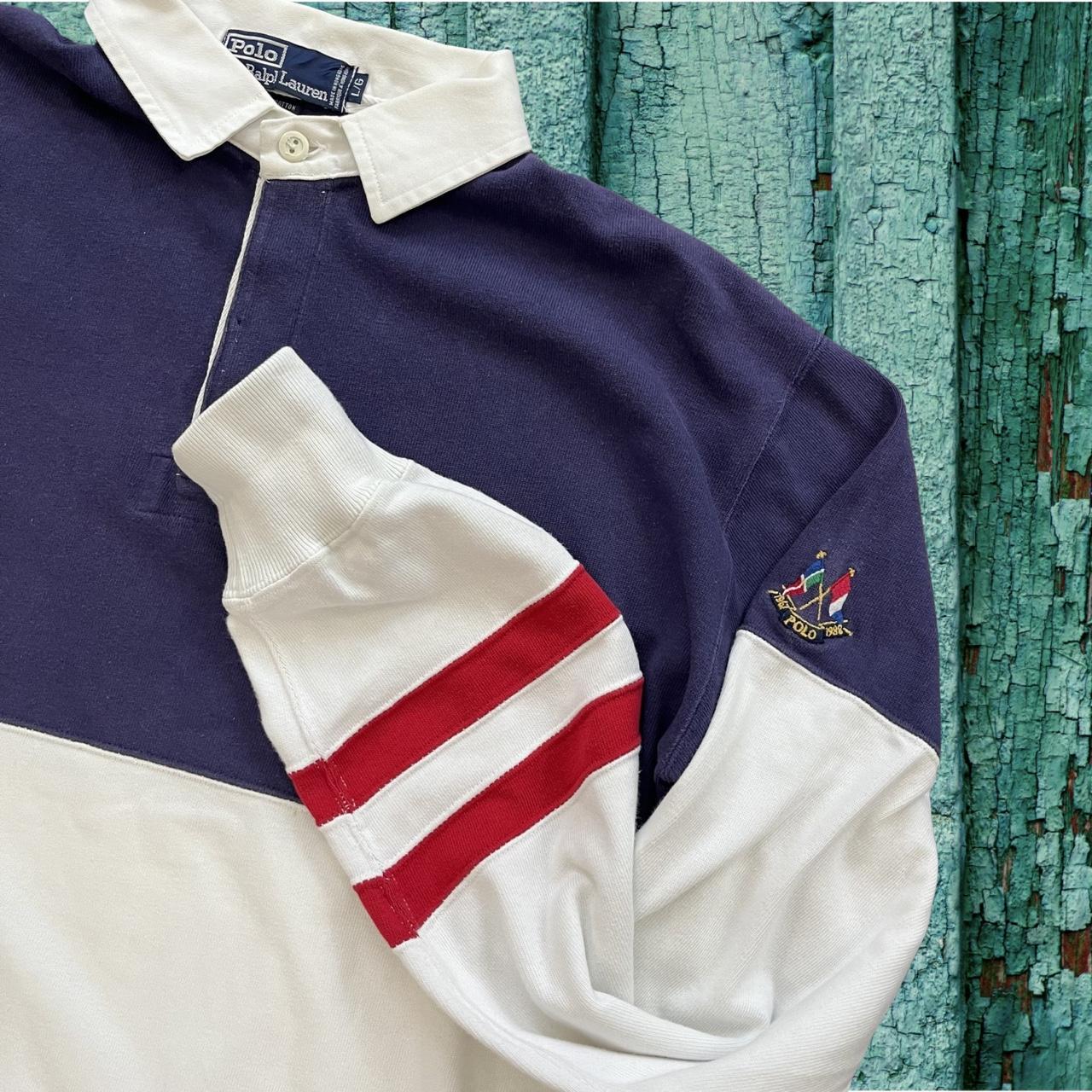 ◼️ Vintage Polo Sport Cross Flags Ralph Lauren Polo Shirt