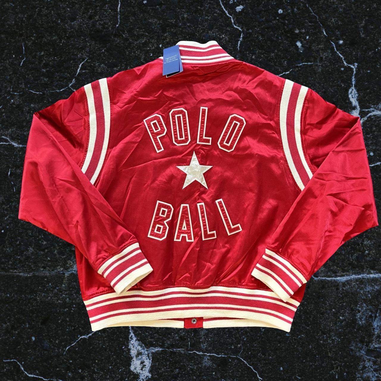 ◼️ NWT Polo Ralph Lauren Polo Ball Satin Bomber Jacket