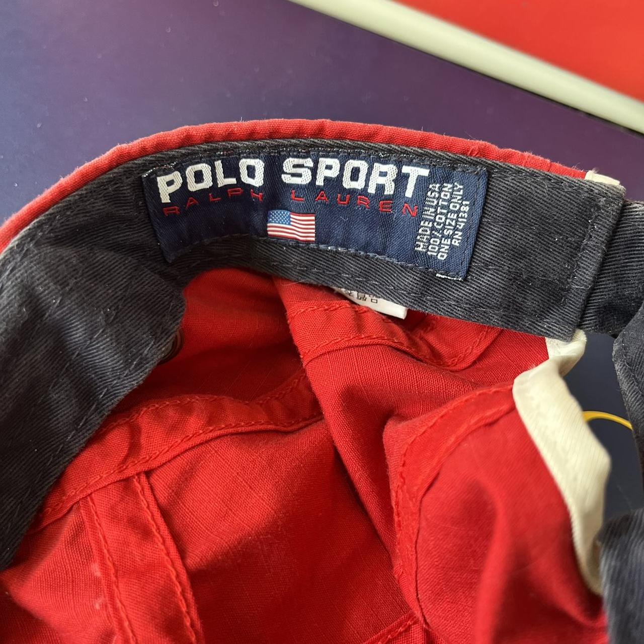 ◼️ Vintage Polo Sport P 12 M Challenge Yacht Sailing Ralph Lauren Strap Back Cap