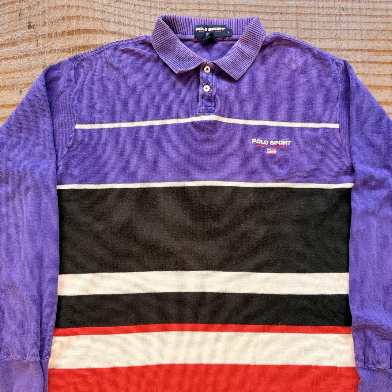 ◼️ Vintage Polo Sport Ralph Lauren Spellout Polo Shirt