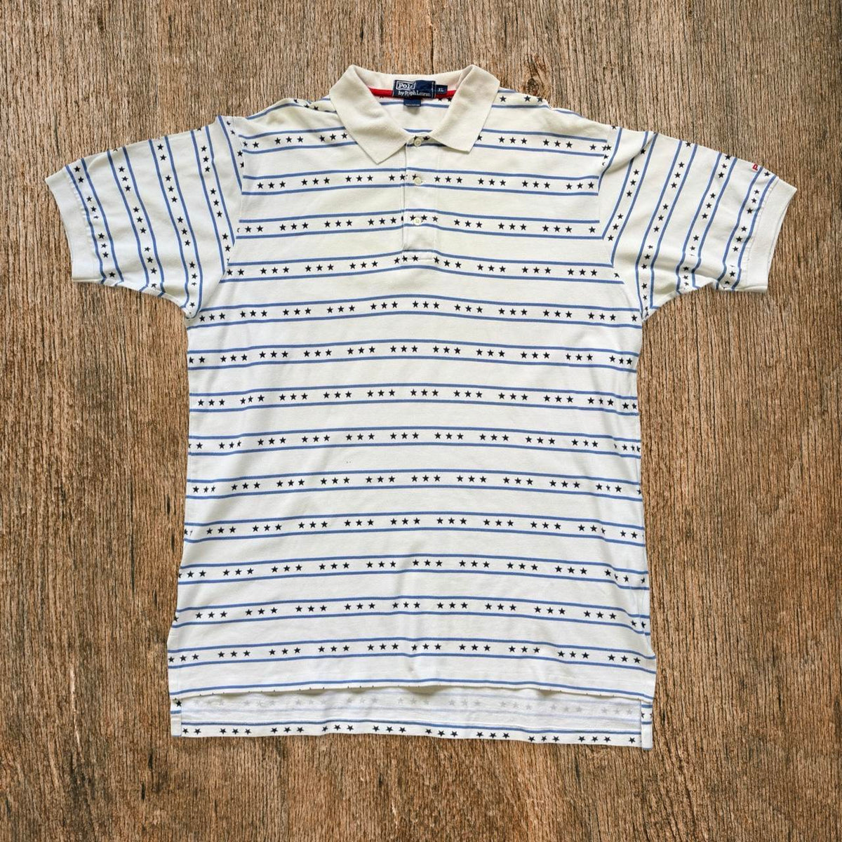 ◼️ Vintage Polo Ralph Lauren Stars + Stripes Polo Shirt