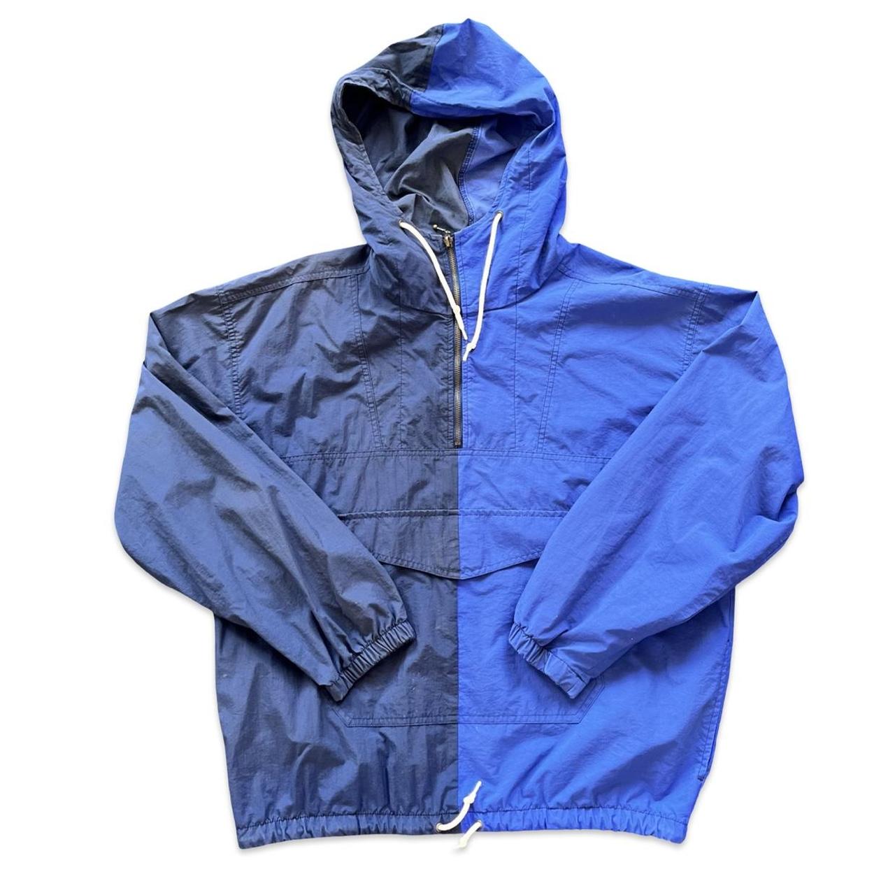 ◼️ Vintage Gap Windbreaker Similar To Polo Stadium Hooded Two Tone Jacket