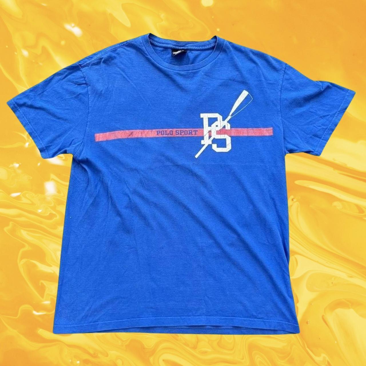 ◼️ Vintage Polo Sport Ralph Lauren Spell Out T Shirt Tee 90s