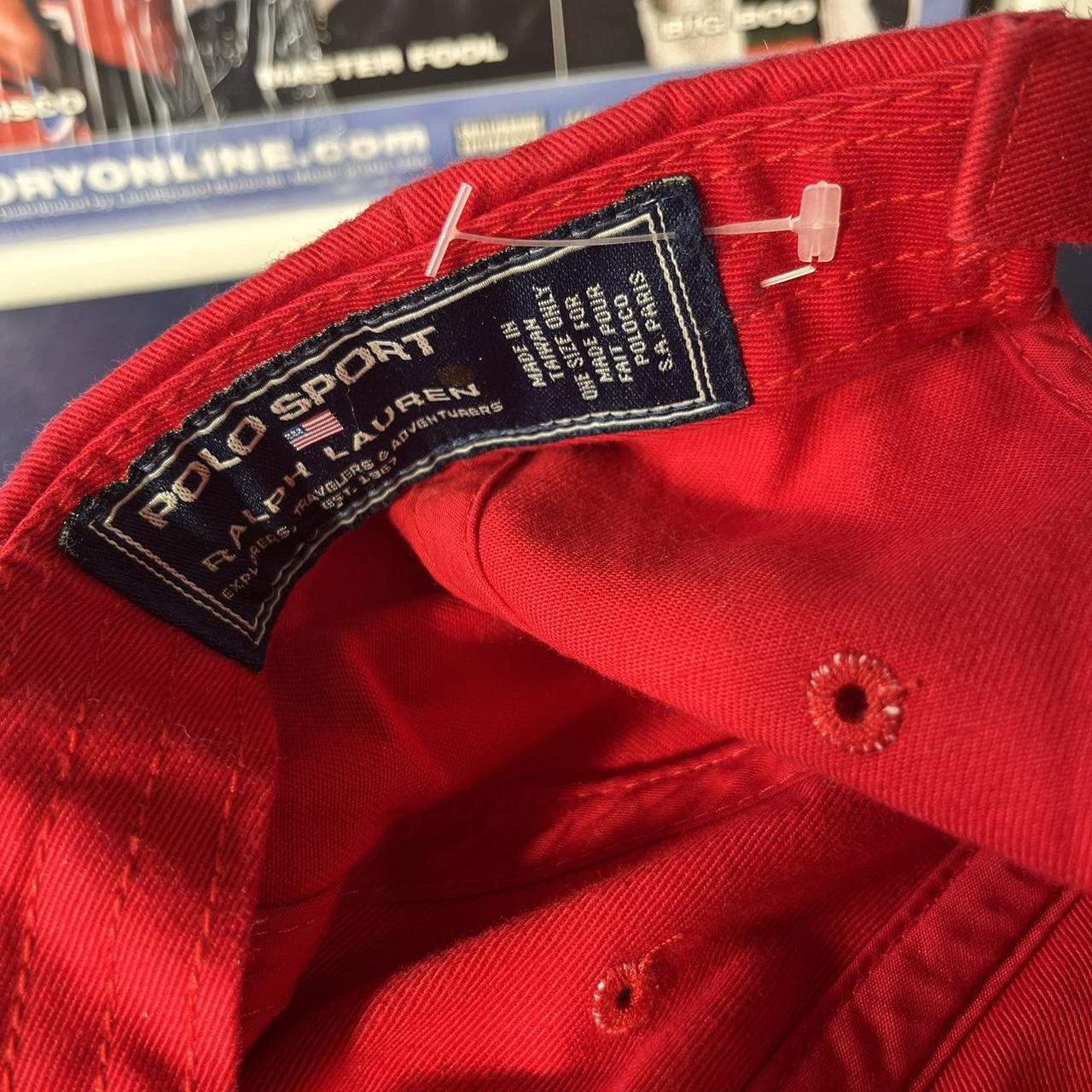 ◼️ Vintage Polo Sport Ralph Lauren Reflective Strap Back Cap