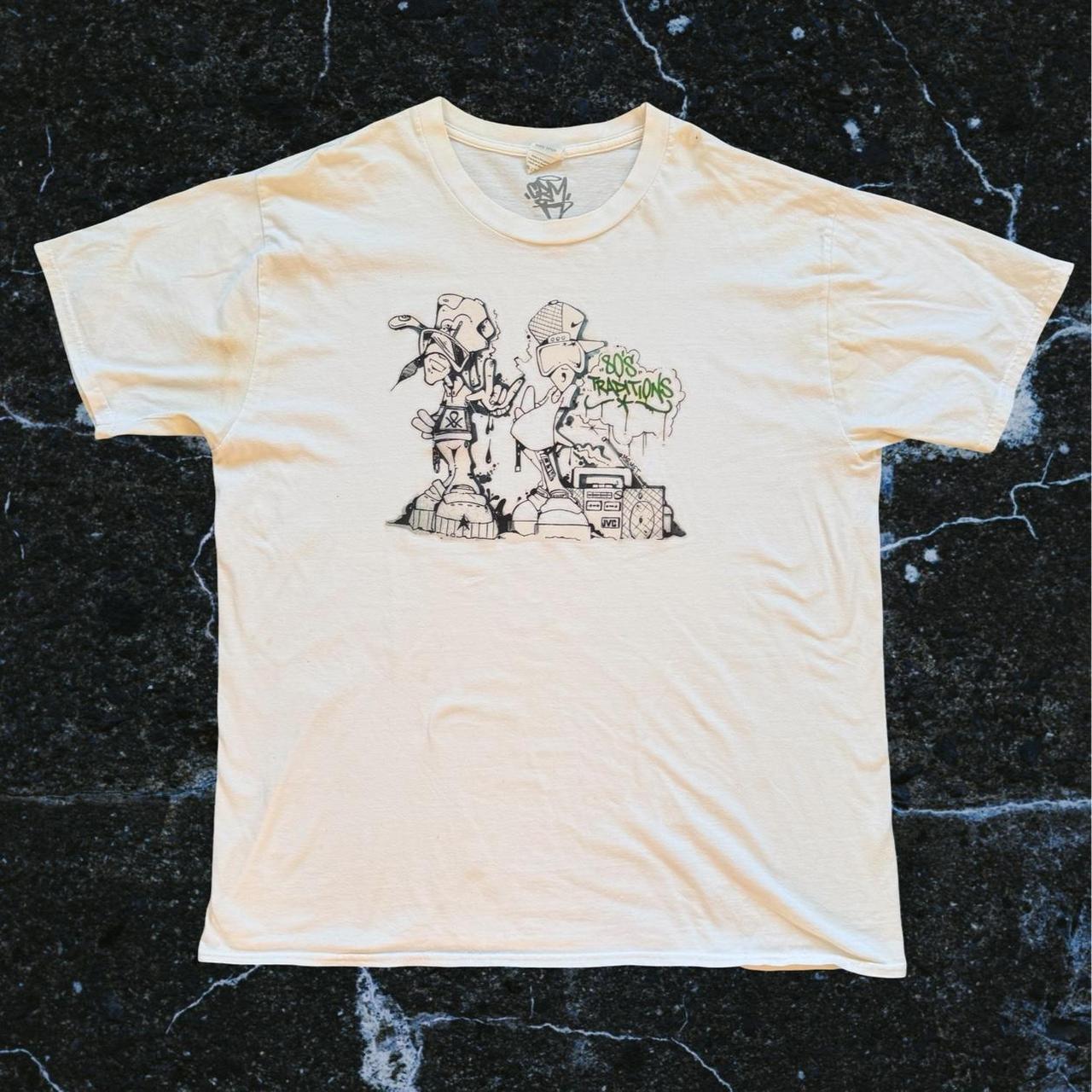 ◼️ Rare Graffiti Street Art ‘80’s traditions’ T Shirt